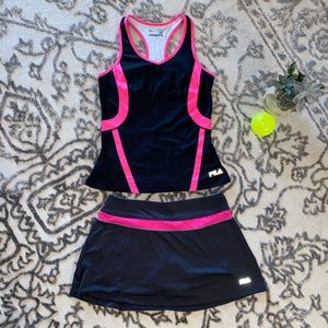 Fila athletic set / tennis outfit - size S and L